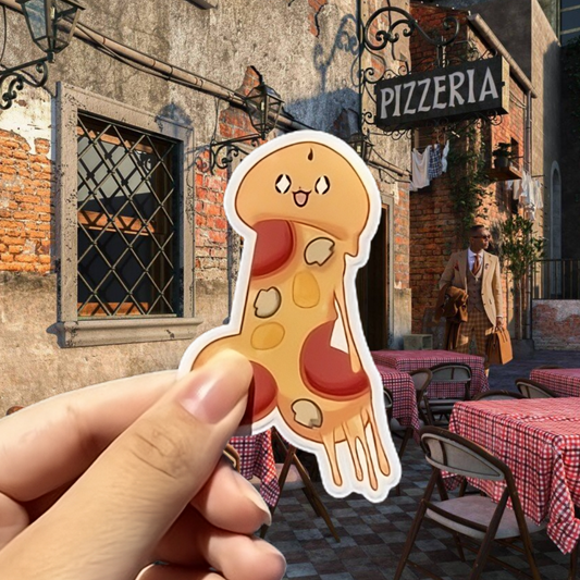 pizza weenie sticker🍕