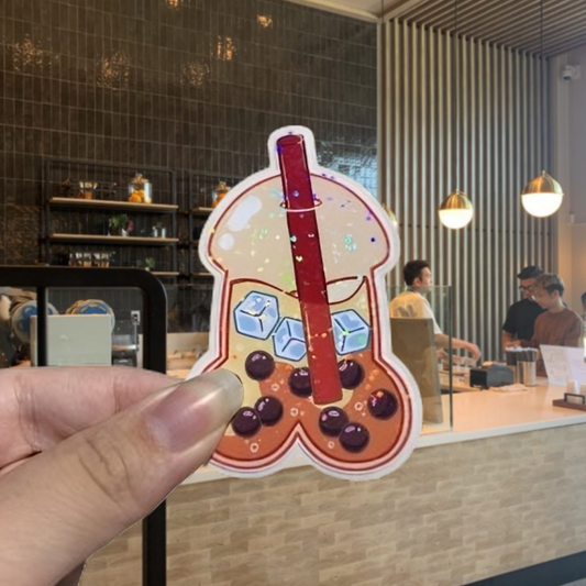 boba weenie sticker☕